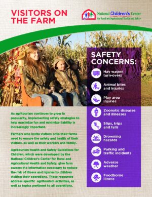 Integrating Safety into Agritourism Promotional Flyer